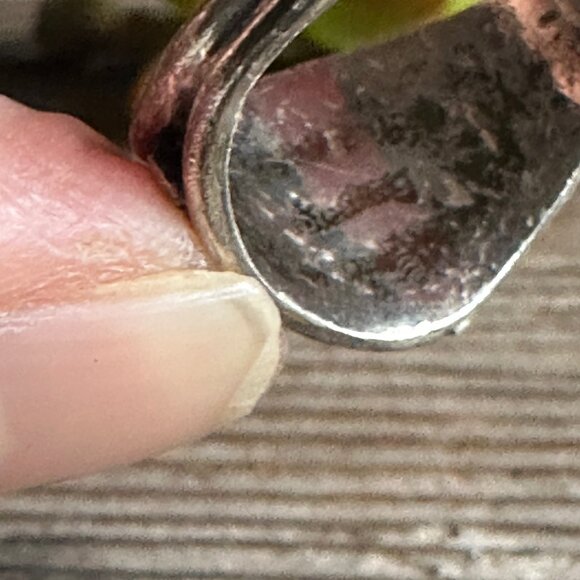 Navajo Sterling Turquoise Ring | Size 6.5 | Southwestern Native American - Picture 4 of 7